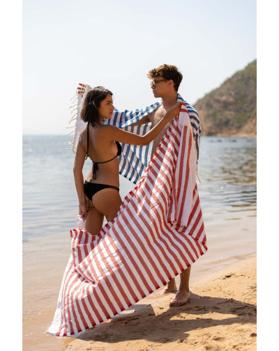 Fouta de plage nid...